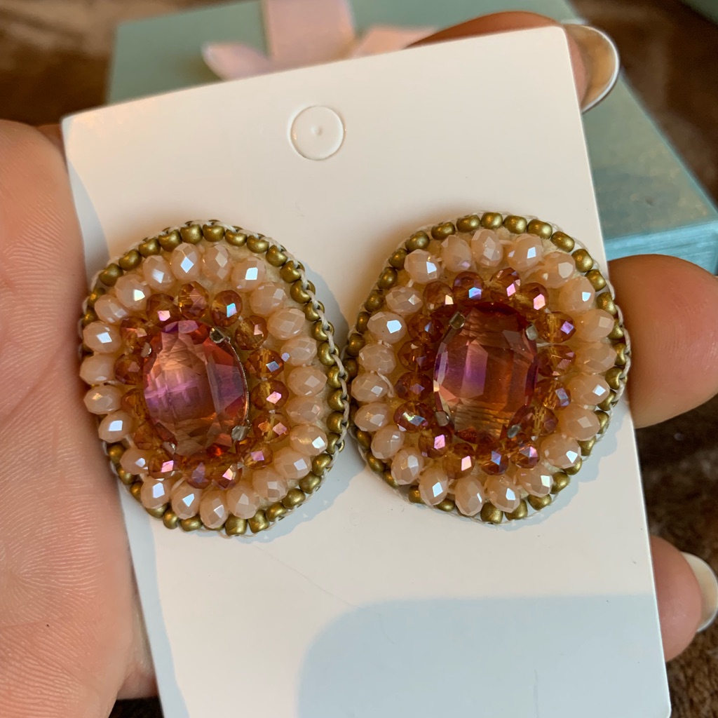 Ambar Statement Earrings Handmade Boho